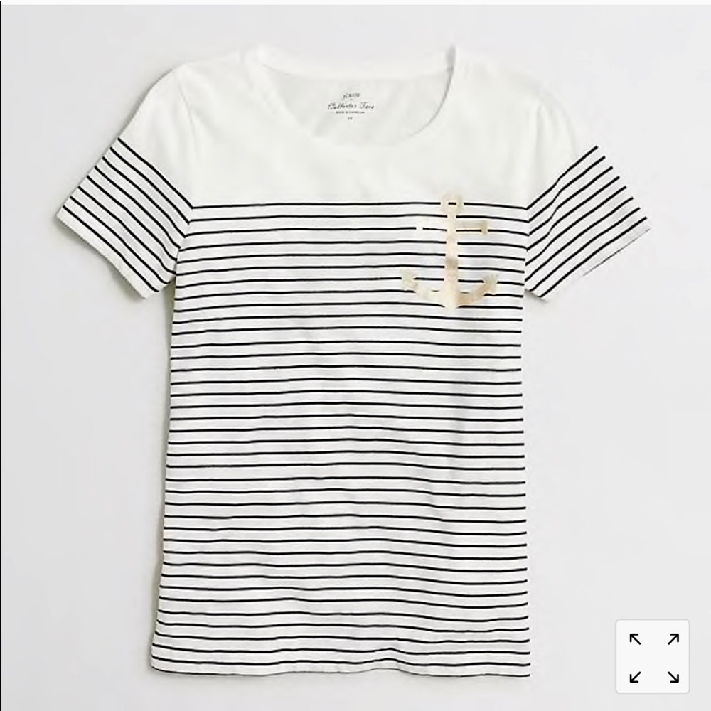 J. Crew Anchor Striped T-shirt
